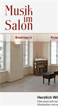 Mobile Screenshot of musik-im-salon.at